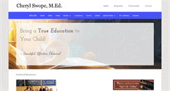 Desktop Screenshot of cherylswope.com